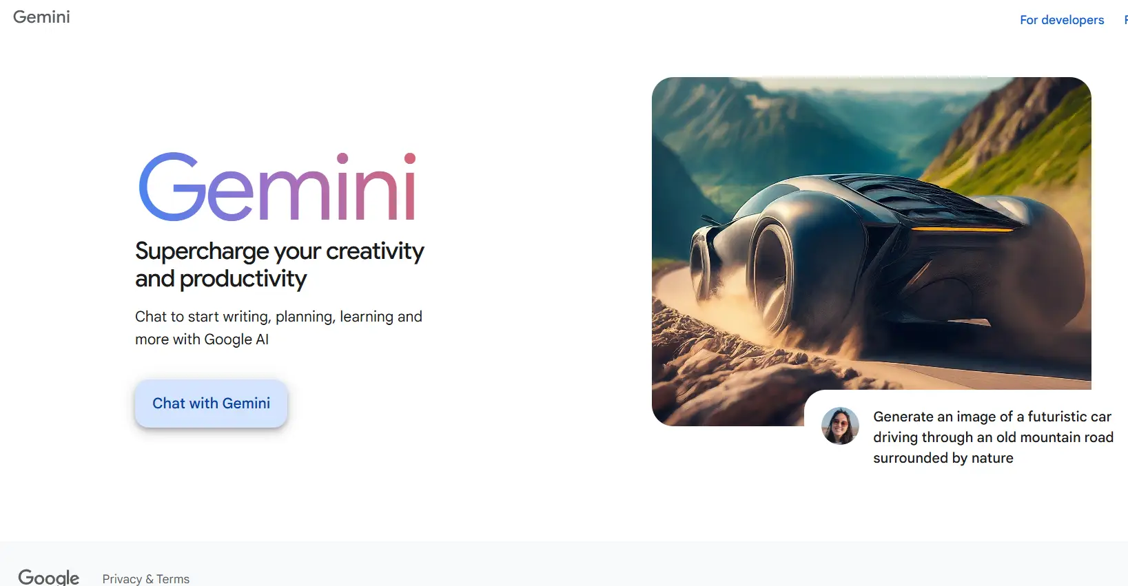 Open the Google Gemini App