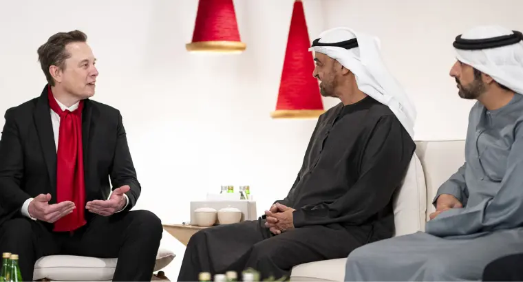 Elon Musk in the UAE
