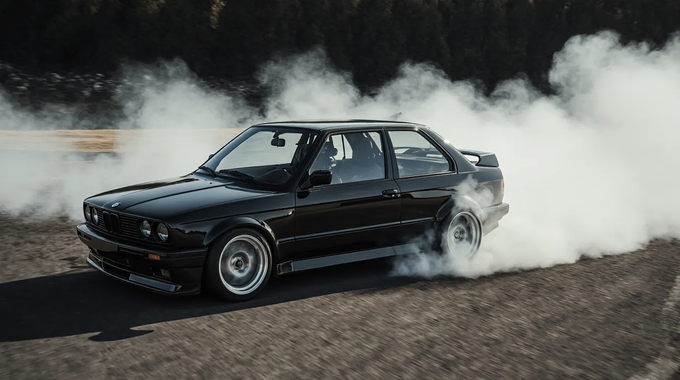 AI Image of a BMW car created by Krea AI tool