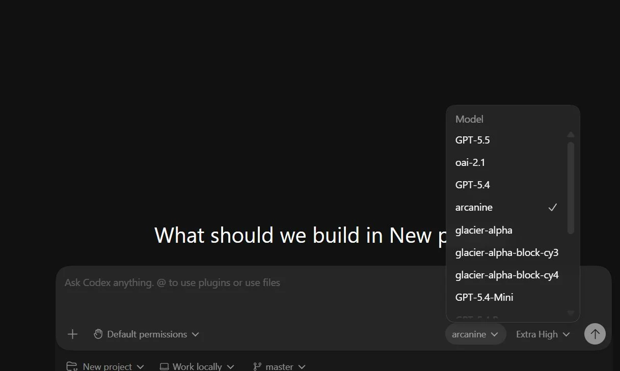 GPT-5.5 in model picker