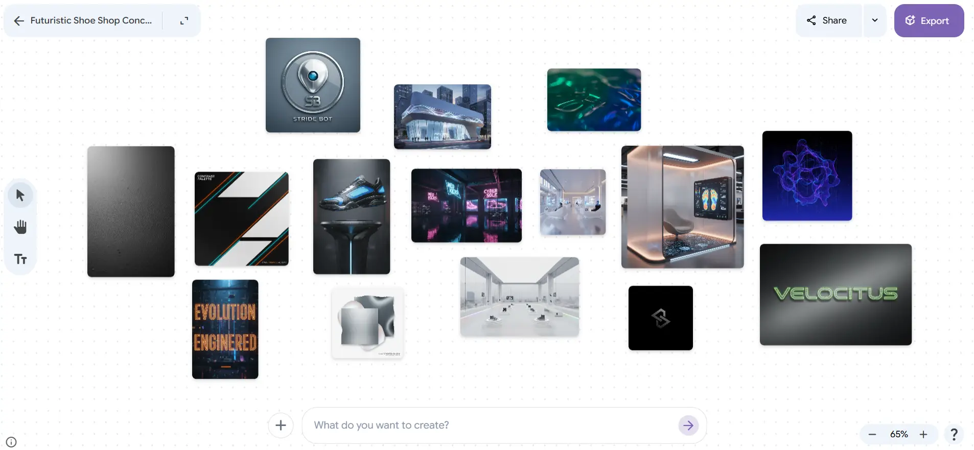 Mixboard - shoe shop brand