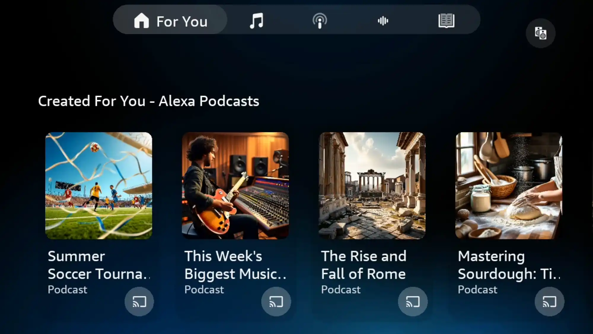 Alexa Podcasts