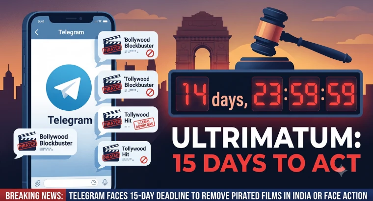 India Orders Telegram to Curb Piracy in 15 days