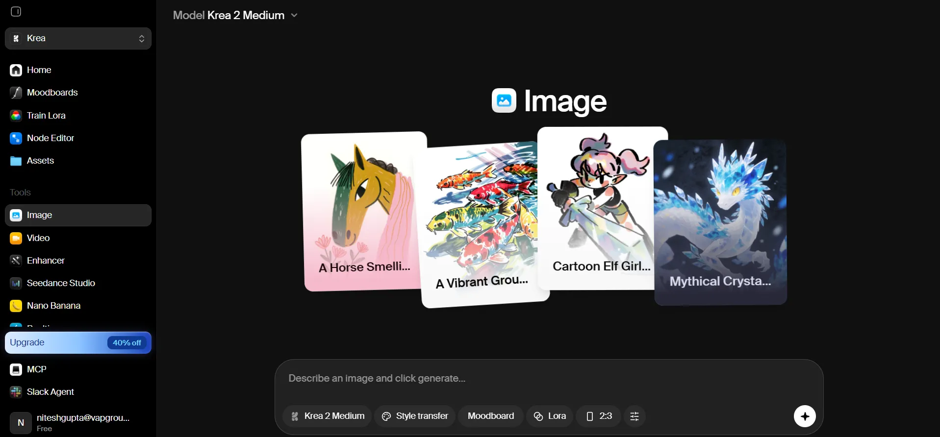 Krea AI Image Creation