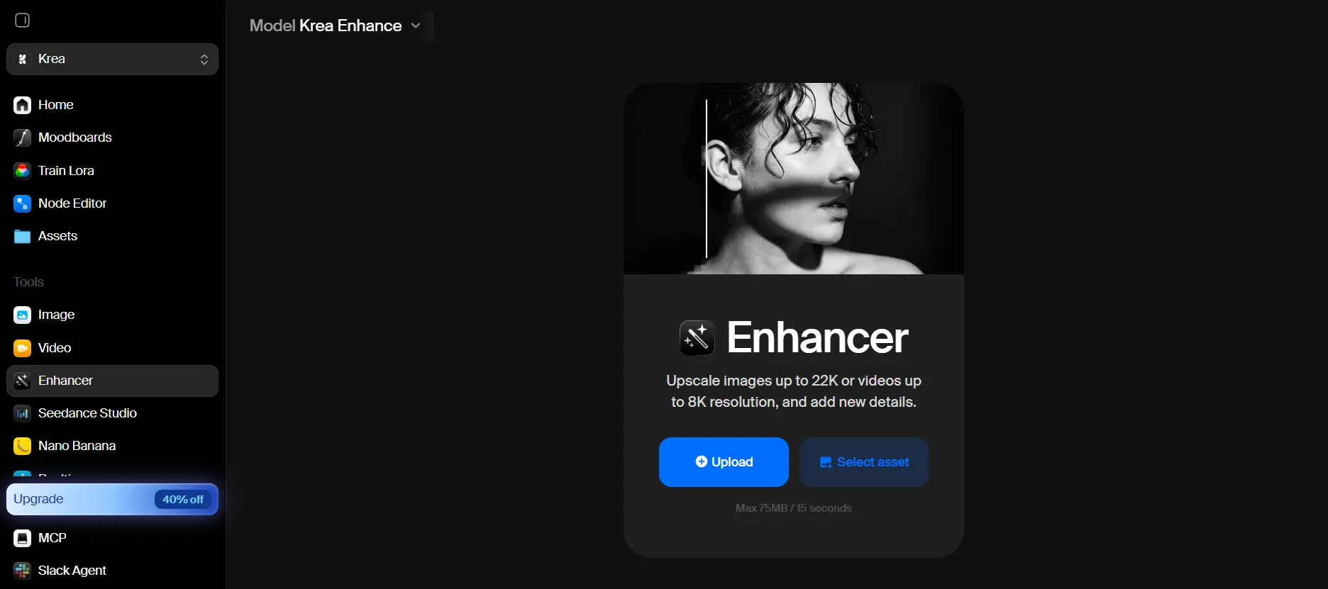 Krea AI Image Enchancer