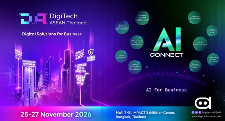 DigiTech ASEAN Thailand and AI Connect 2026 TOAI